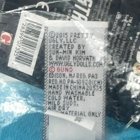 Gund Plush Uglydolls Star Trek Babo Dr McCoy Large 14" Stuffed Animal 2015 Tags - Picture 4 of 6